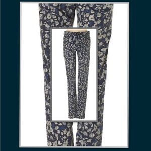 H&M PRINTED DENIM SKINNY JEANS 6